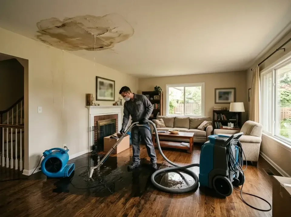 attic-pipe-burst-ceiling-drip-008 — frequently asked questions, Water Damage Restoration & Carpet Care in Newport, RI